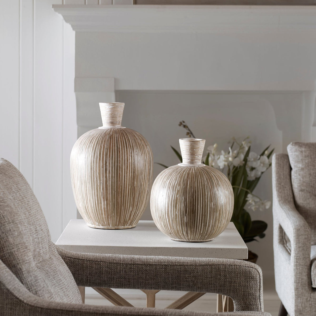 Islander Vases, S/2 Table Decors| Uttermost