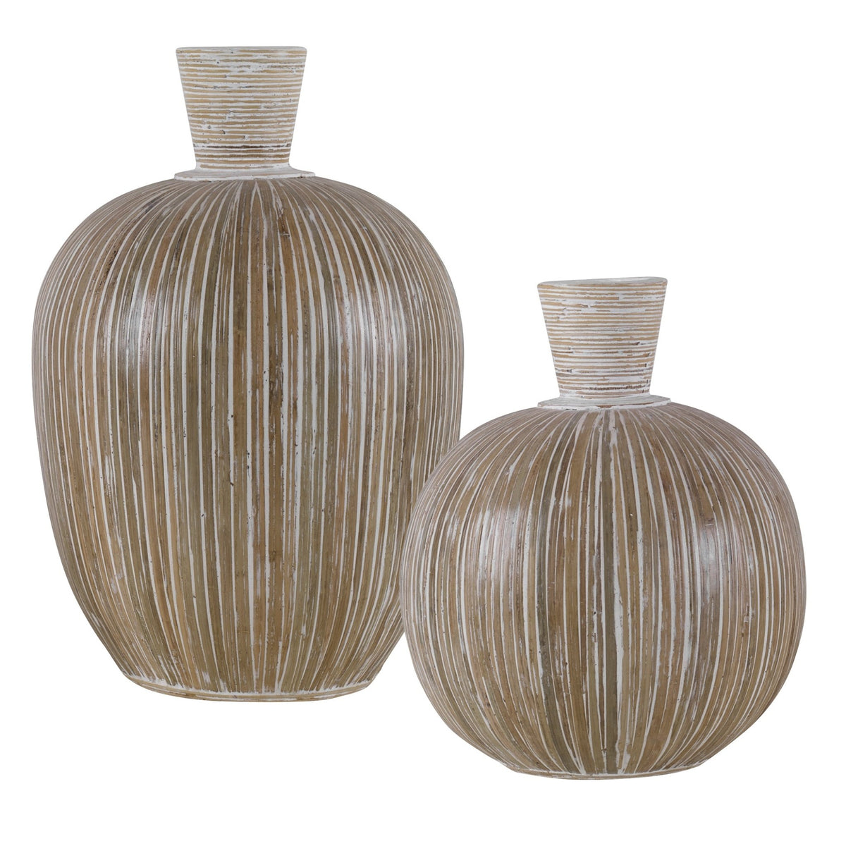 Islander Vases, S/2 Table Decors| Uttermost