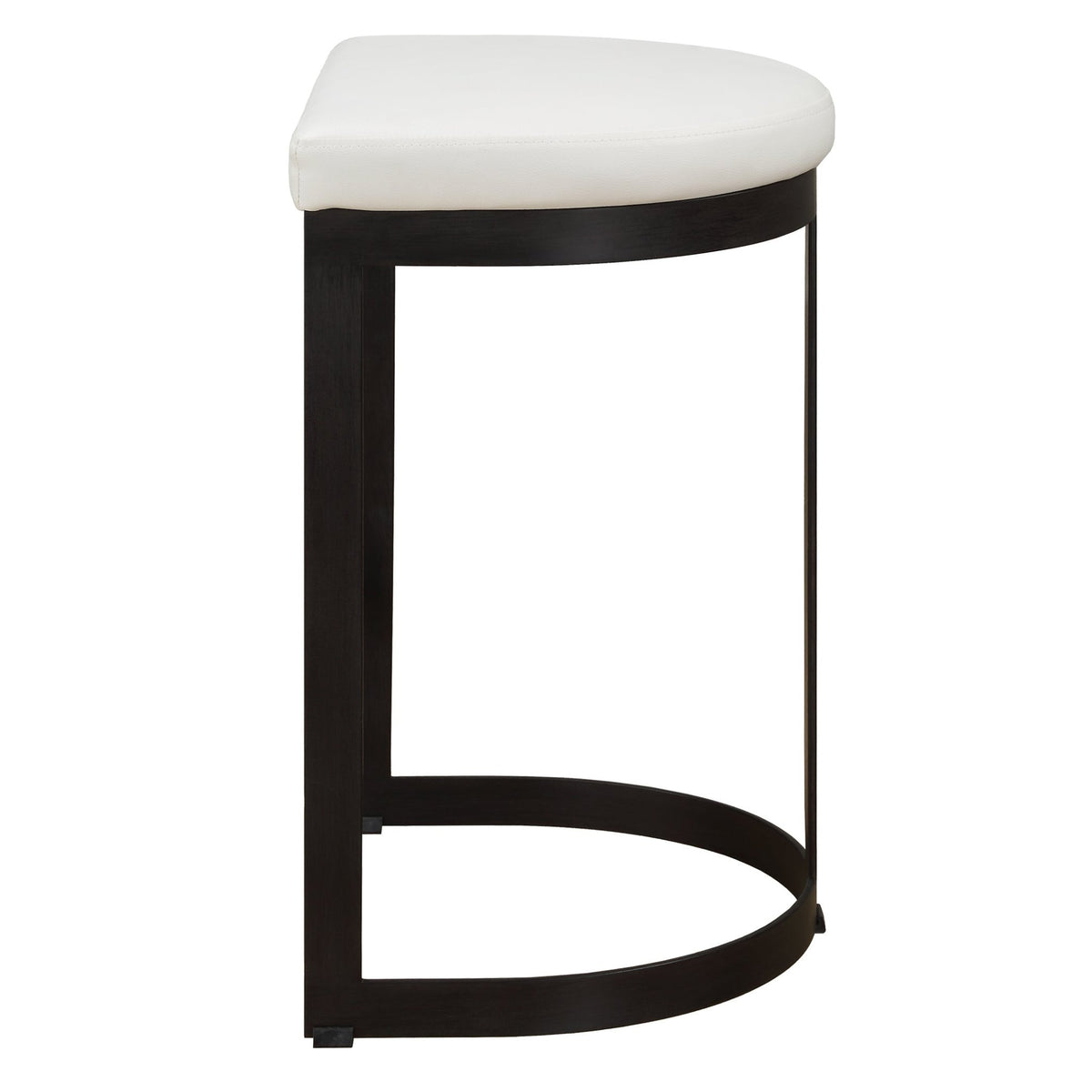 Ivanna White Counter Stool Stools| Uttermost