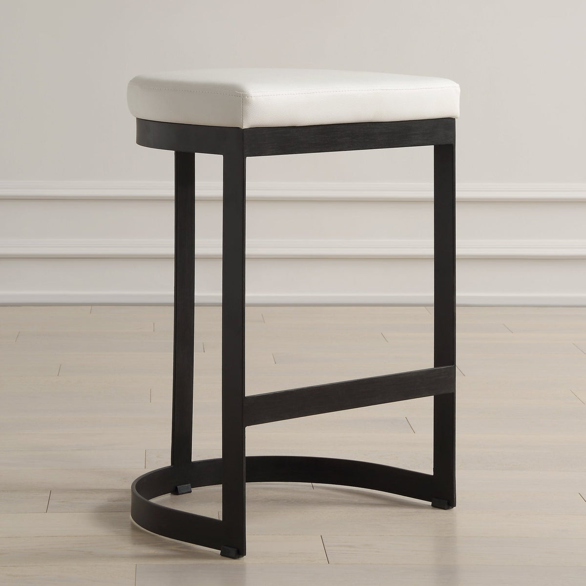Ivanna White Counter Stool Stools| Uttermost