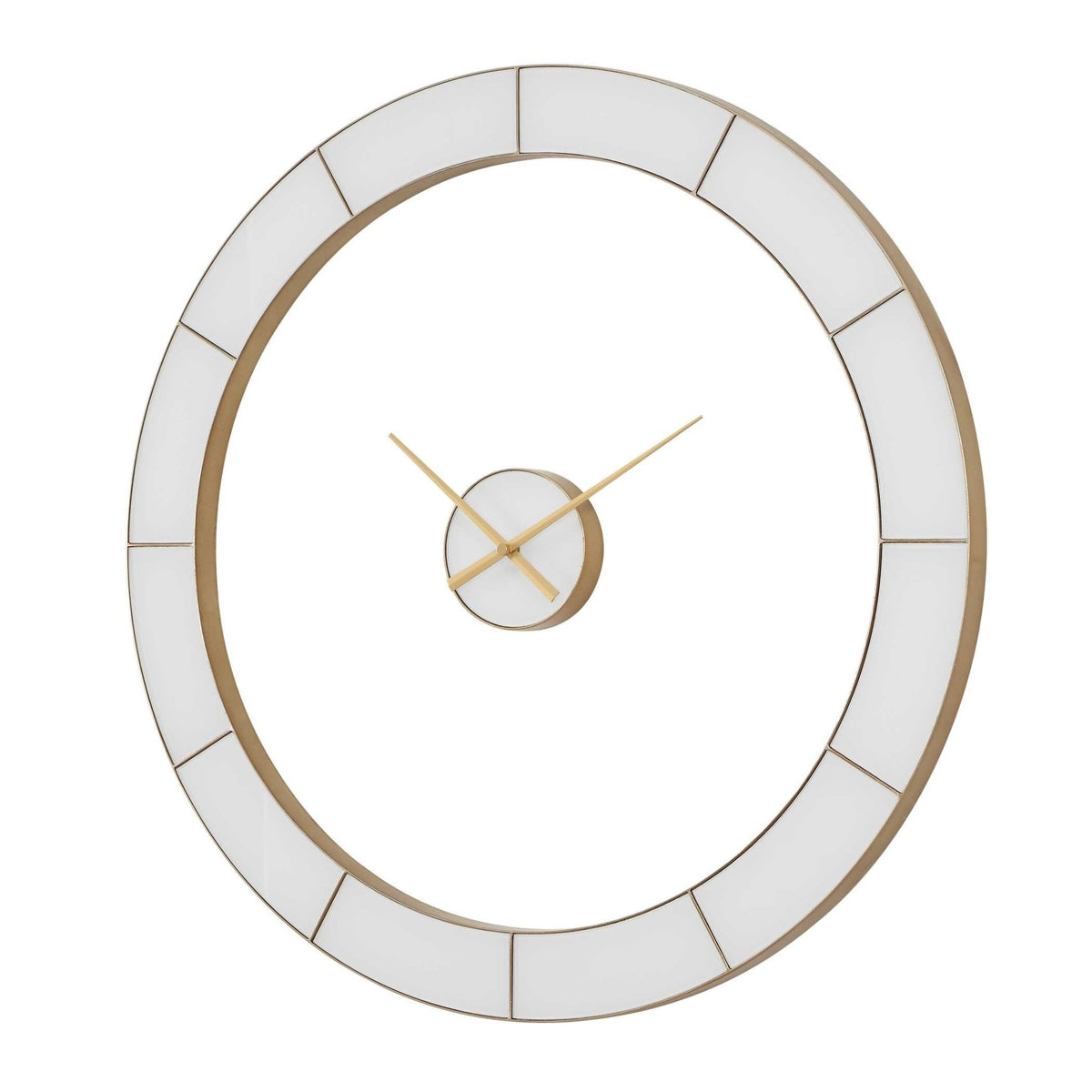 Ivory Halo Minimalist Wall Clock Clocks| Uttermost