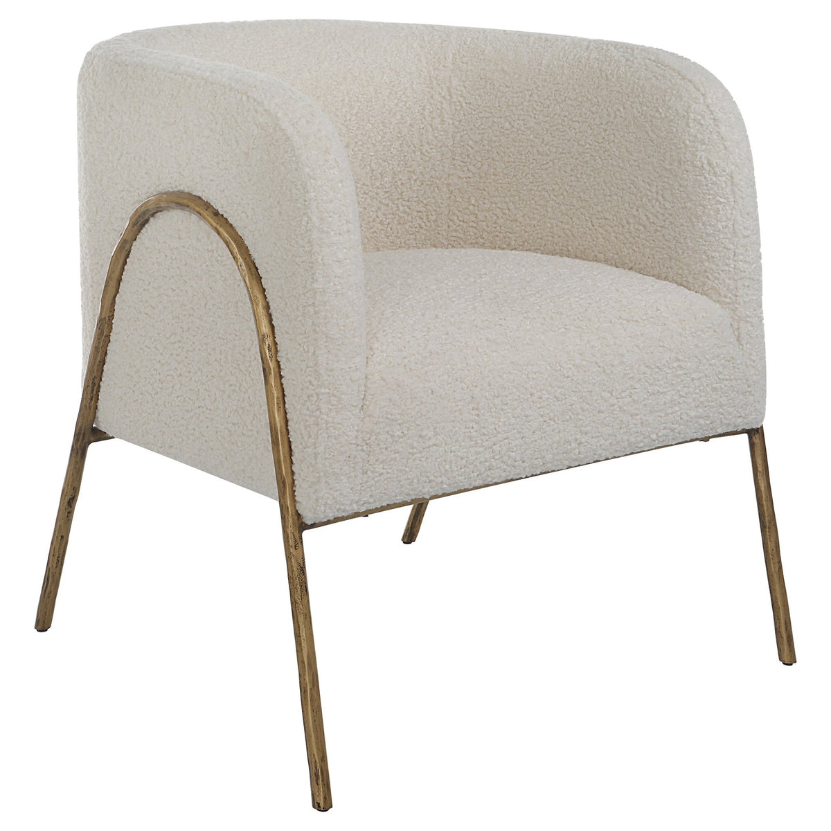 Jacobsen Accent Chair, Shearling Chairs| Uttermost