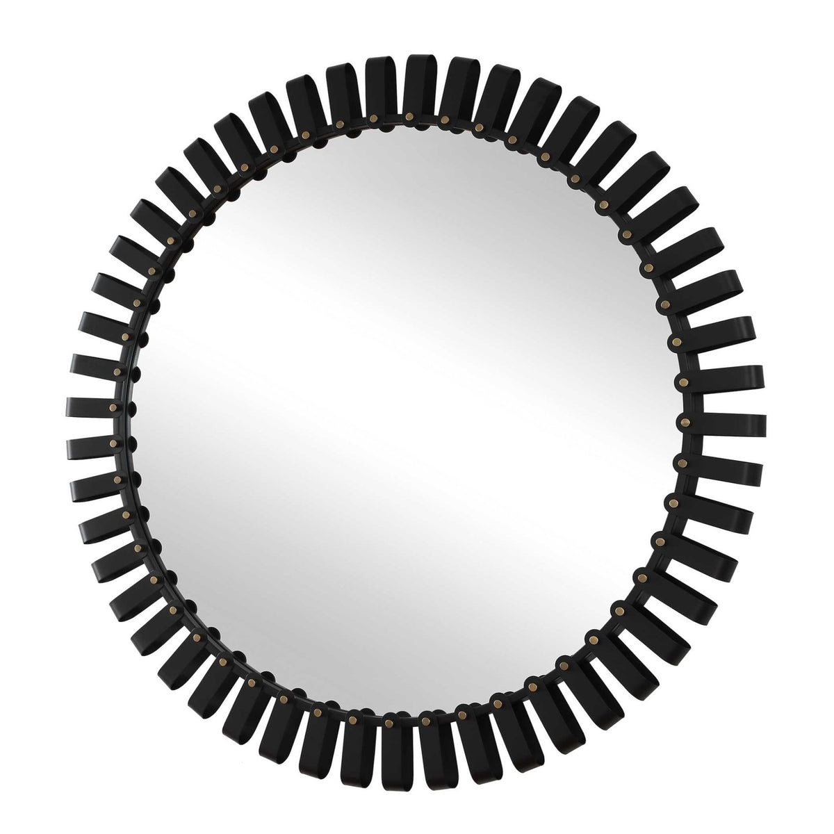 Jael Round Iron Bands Mirror Mirrors| Uttermost