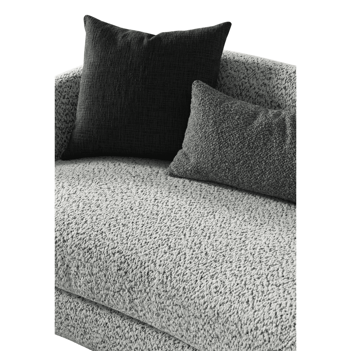 Jamie Grey Boucle 4-Seater Sofa (264cm) XL Sofas| Roots Furniture