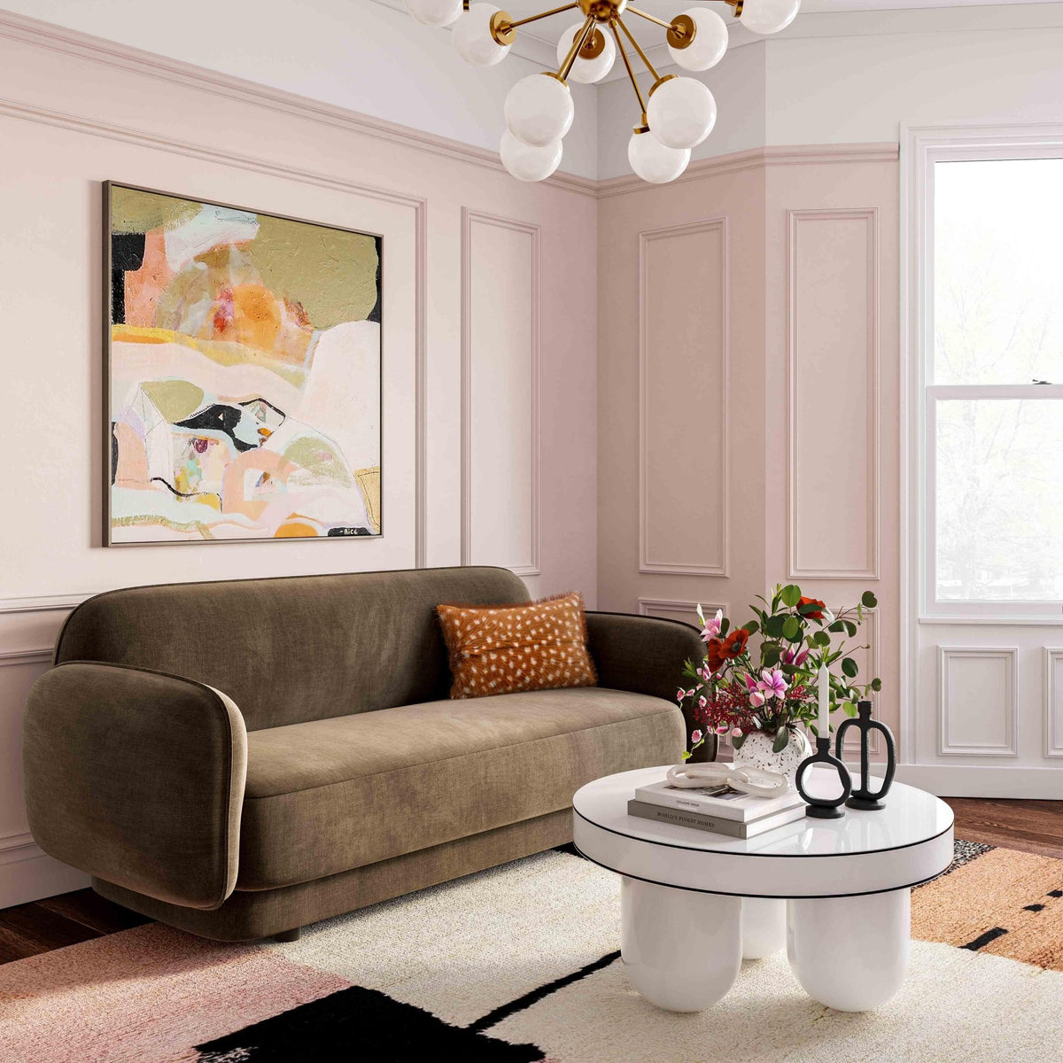 Jasper White Glossy Coffee Table Coffee Tables| TOV