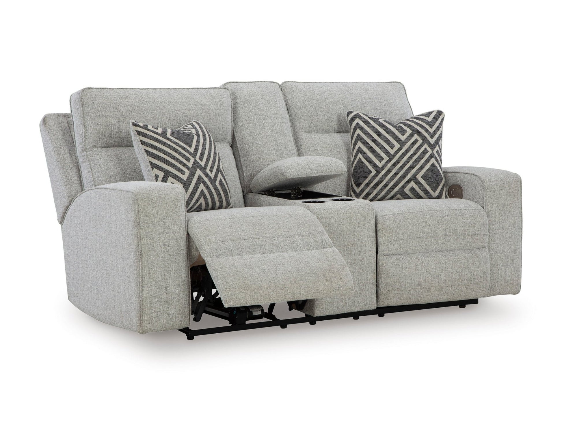 Jasperson Power Reclining Loveseat with Console Recliners| Ashley Homestore