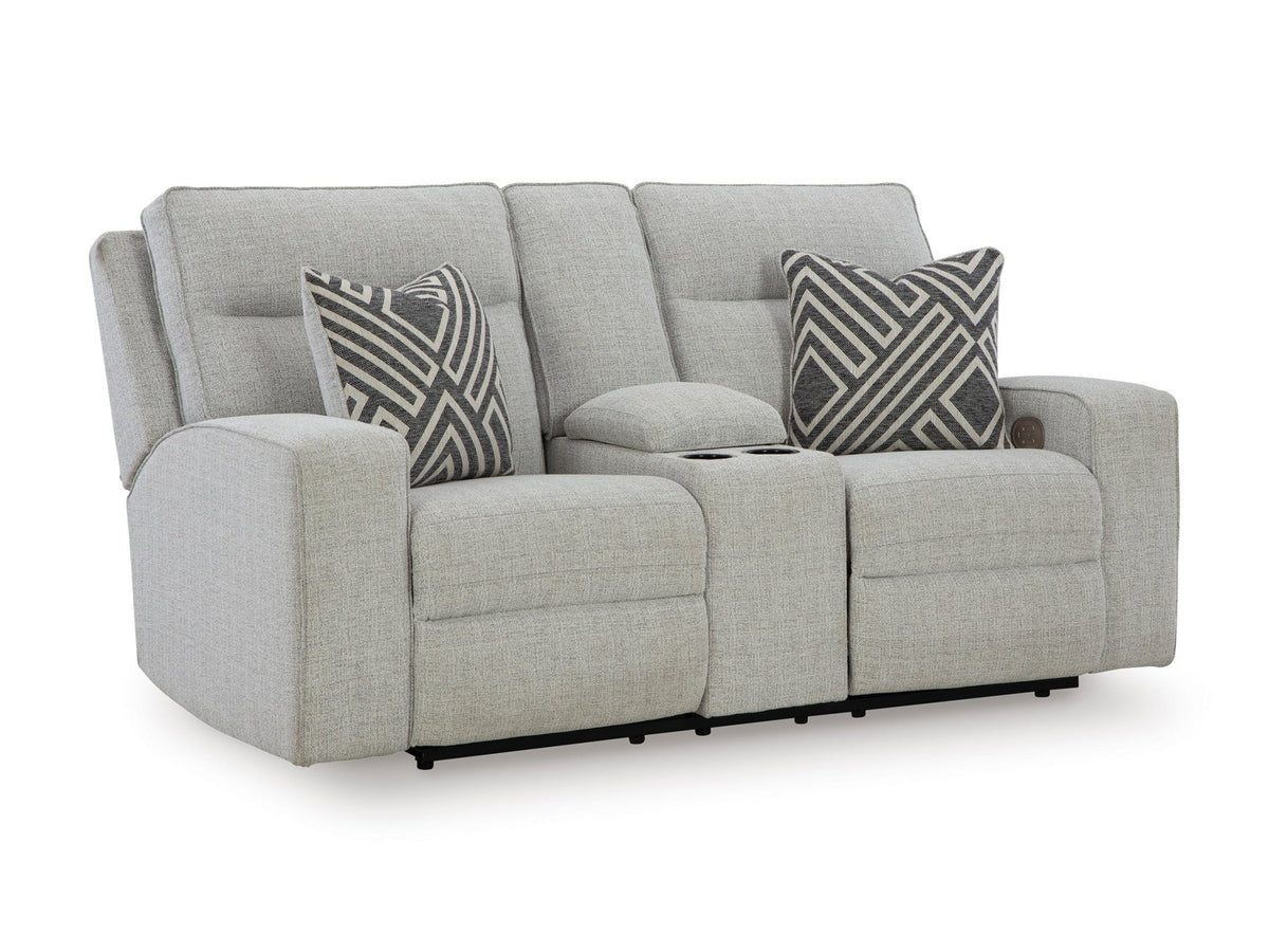 Jasperson Power Reclining Loveseat with Console Recliners| Ashley Homestore