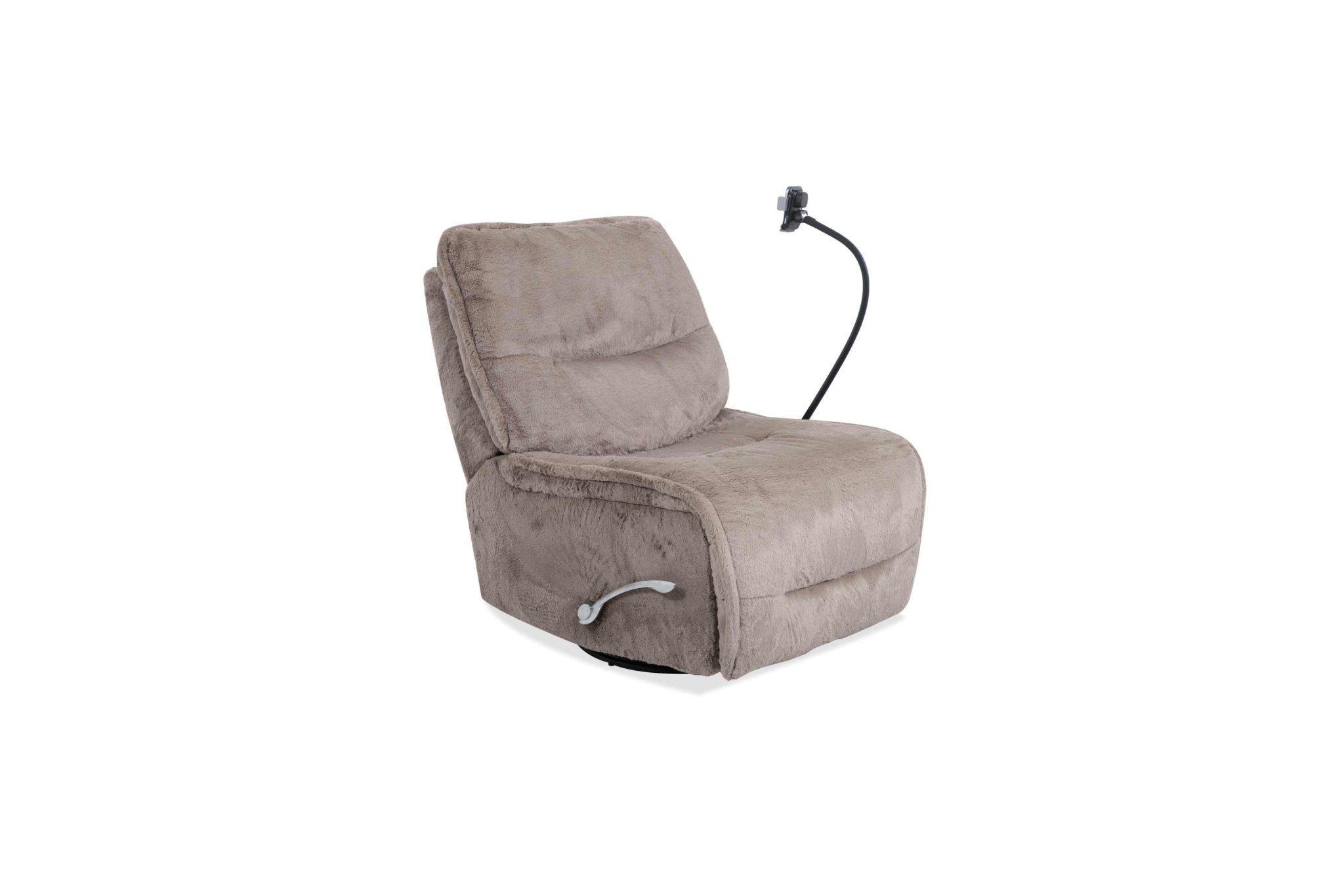 Jay Brown Swivel Power Recliner WC Recliners| Roots Furniture