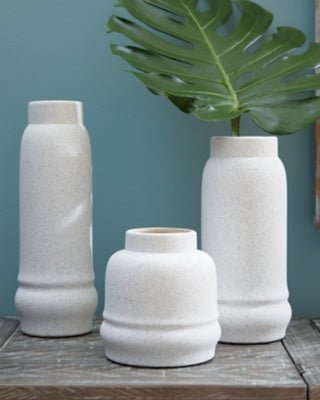 Jayden Vase (Set of 3) Vases and Jars| Ashley Homestore