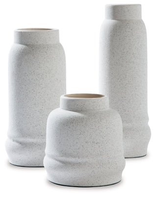 Jayden Vase (Set of 3) Vases and Jars| Ashley Homestore