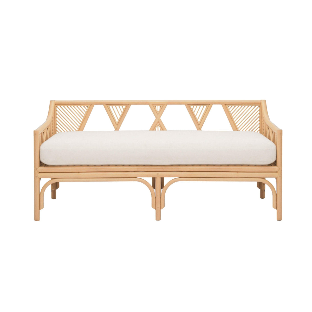 Jayla Natural Rattan Bench Benches| TOV