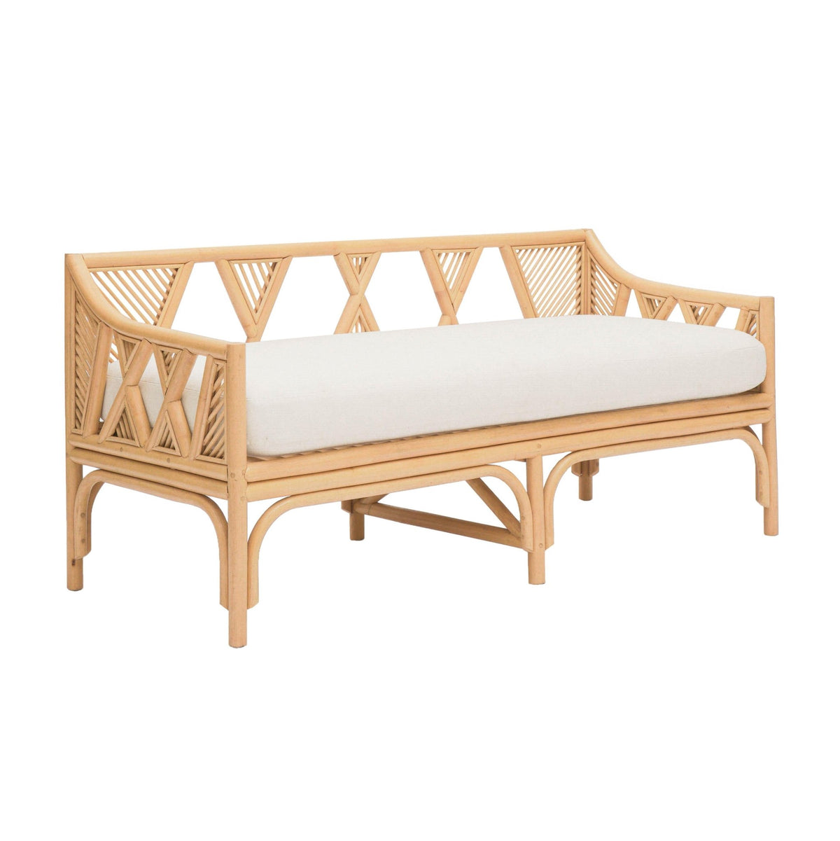 Jayla Natural Rattan Bench Benches| TOV