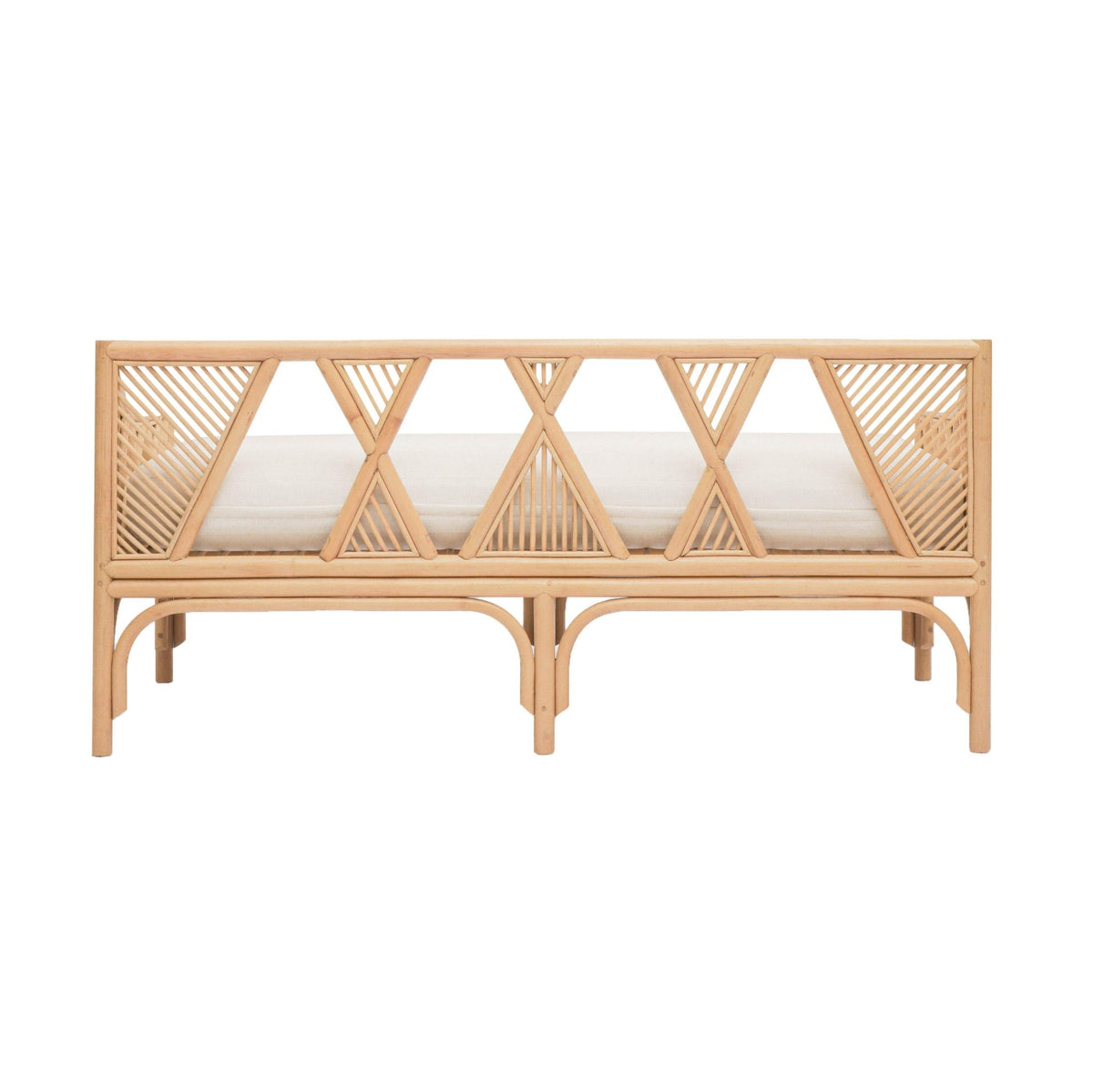 Jayla Natural Rattan Bench Benches| TOV