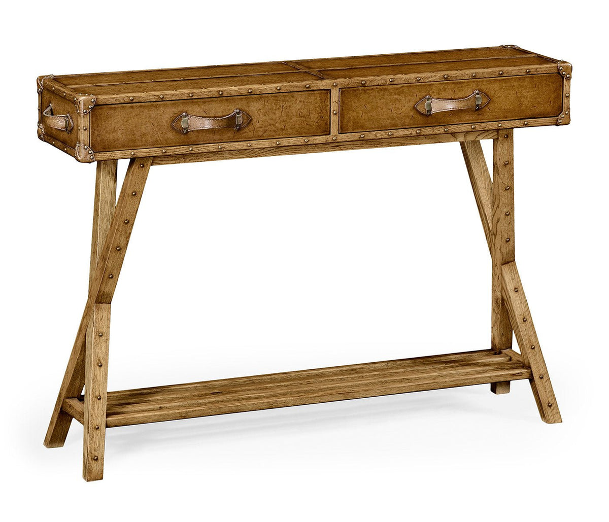 JC Edited - Voyager Collection - Travel Trunk Style Console Consoles & Sideboards| Jonathan Charles