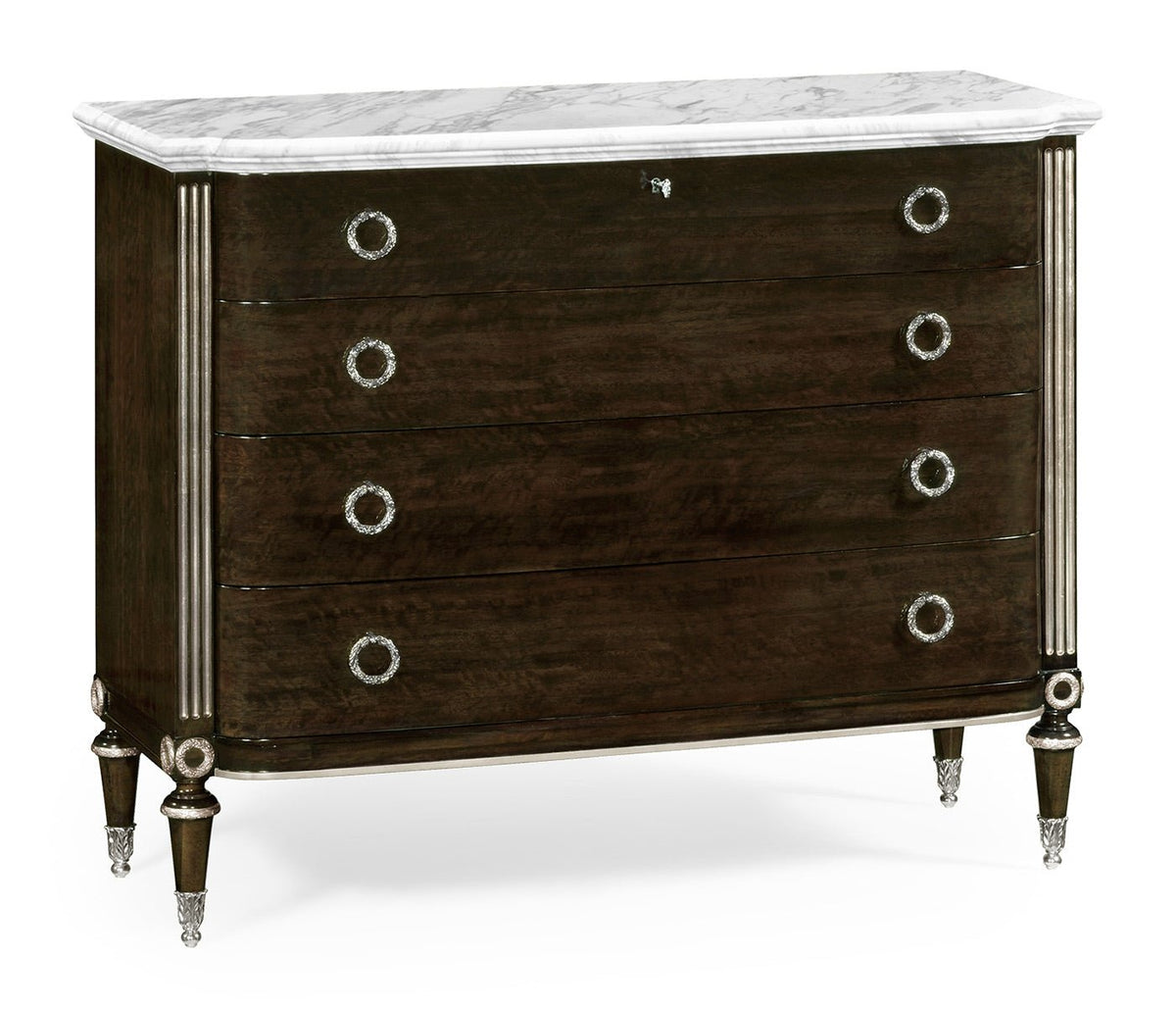 JC Modern - Belgravia Collection - Black Eucalyptus Chest of Drawers Cabinets & Chests| Jonathan Charles