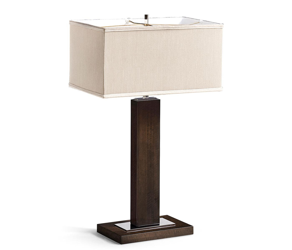 JC Modern - Belgravia Collection - Black Eucalyptus Rectangular Table Lamp Accent & End Tables| Jonathan Charles