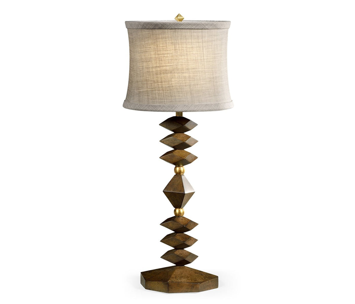 JC Modern - Camden Collection - Camden Diamond Table Lamp Accent & End Tables| Jonathan Charles