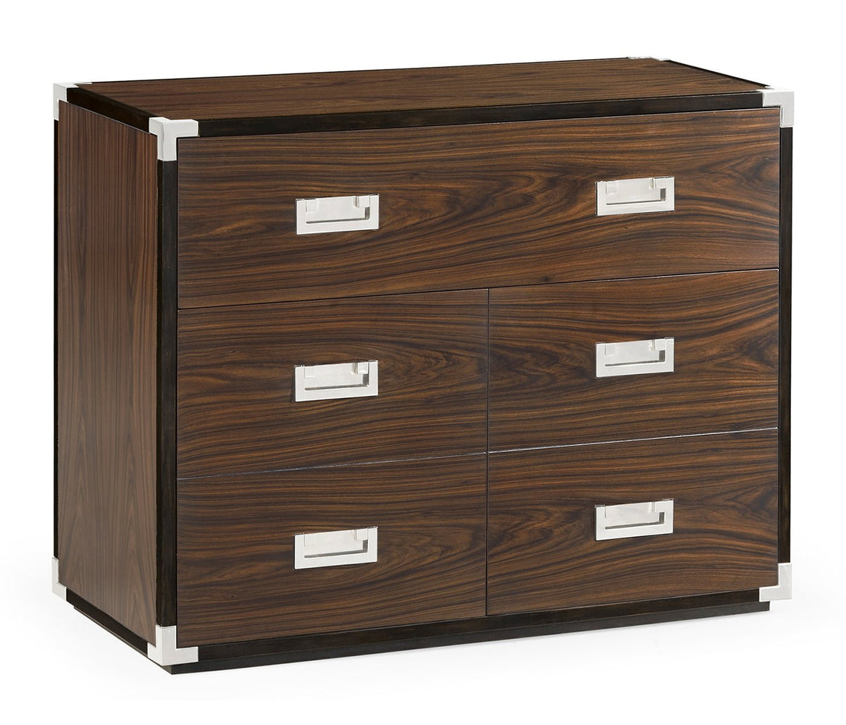 JC Modern - Campaign Collection - Campaign Style Dark Santos Rosewood Filing Cabinet Cabinets & Chests| Jonathan Charles