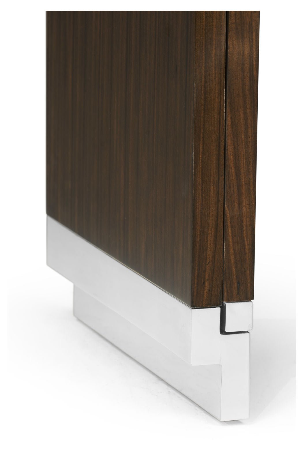 JC Modern - Campaign Collection - Campaign Style Dark Santos Rosewood Sliding Nesting Tables Accent & End Tables| Jonathan Charles