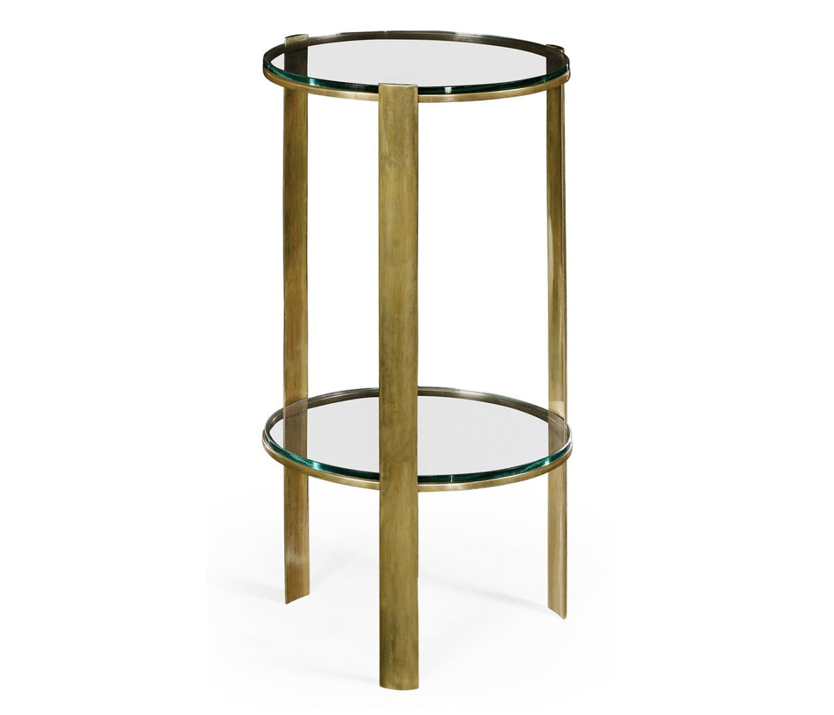 JC Modern - Cosmo Collection - Cosmo Antique Brass Drinks Table Accent & End Tables| Jonathan Charles