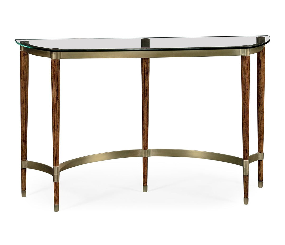 JC Modern - Cosmo Collection - Hyedua & Glass Console Table Consoles & Sideboards| Jonathan Charles