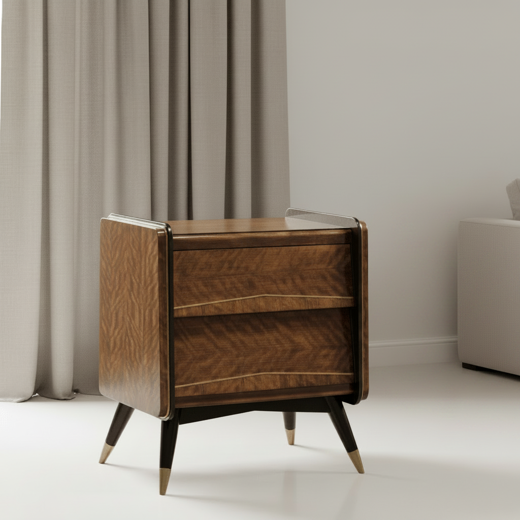 JC Modern - Cosmo Collection - Hyedua Mid-Century Bedside Chest of Drawers Cabinets & Chests| Jonathan Charles