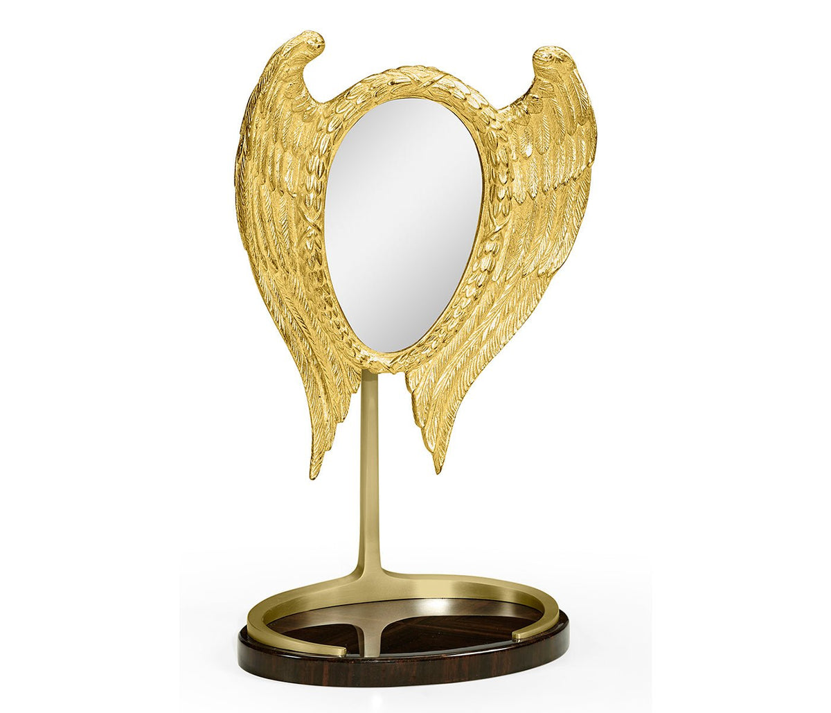 JC Modern - Ebony Collection - Classical Gilded Winged Macassar Ebony High Lustre Dressing Mirror Mirrors| Jonathan Charles