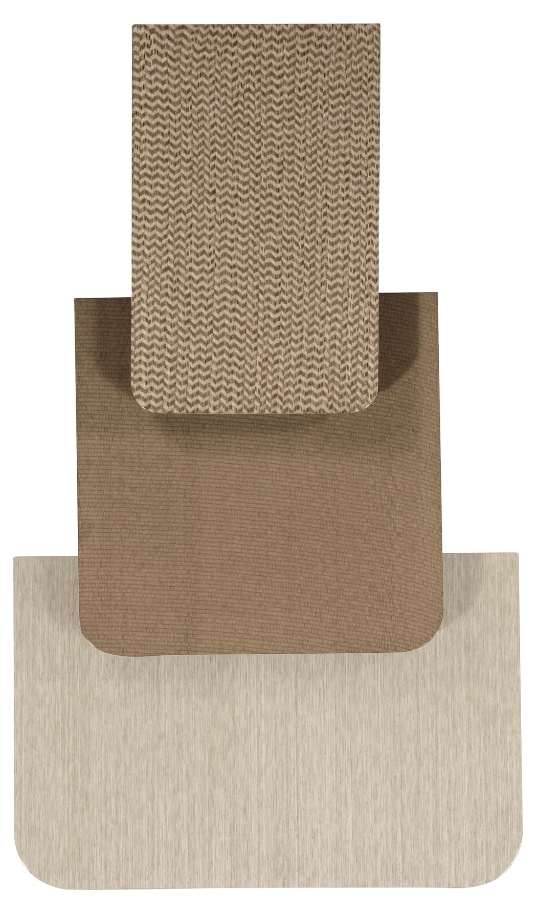JC Modern - Eclectic Collection - Brown Italian Layer Nesting Tables Ground Decors| Jonathan Charles