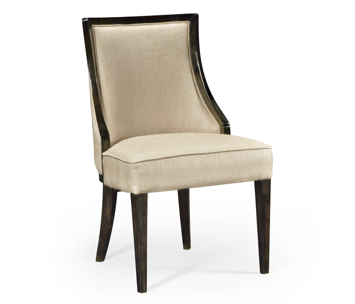 JC Modern - Eclectic Collection - Smoked Grey Eucalyptus Dining Side Chair Dining Chairs| Jonathan Charles
