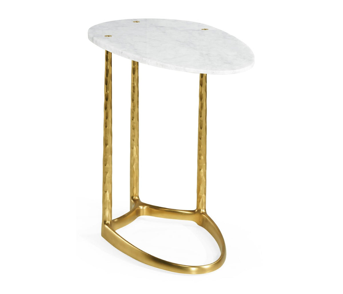 JC Modern - Fusion Collection - Fusion Brass Sofa Table with Marble Top Consoles & Sideboards| Jonathan Charles
