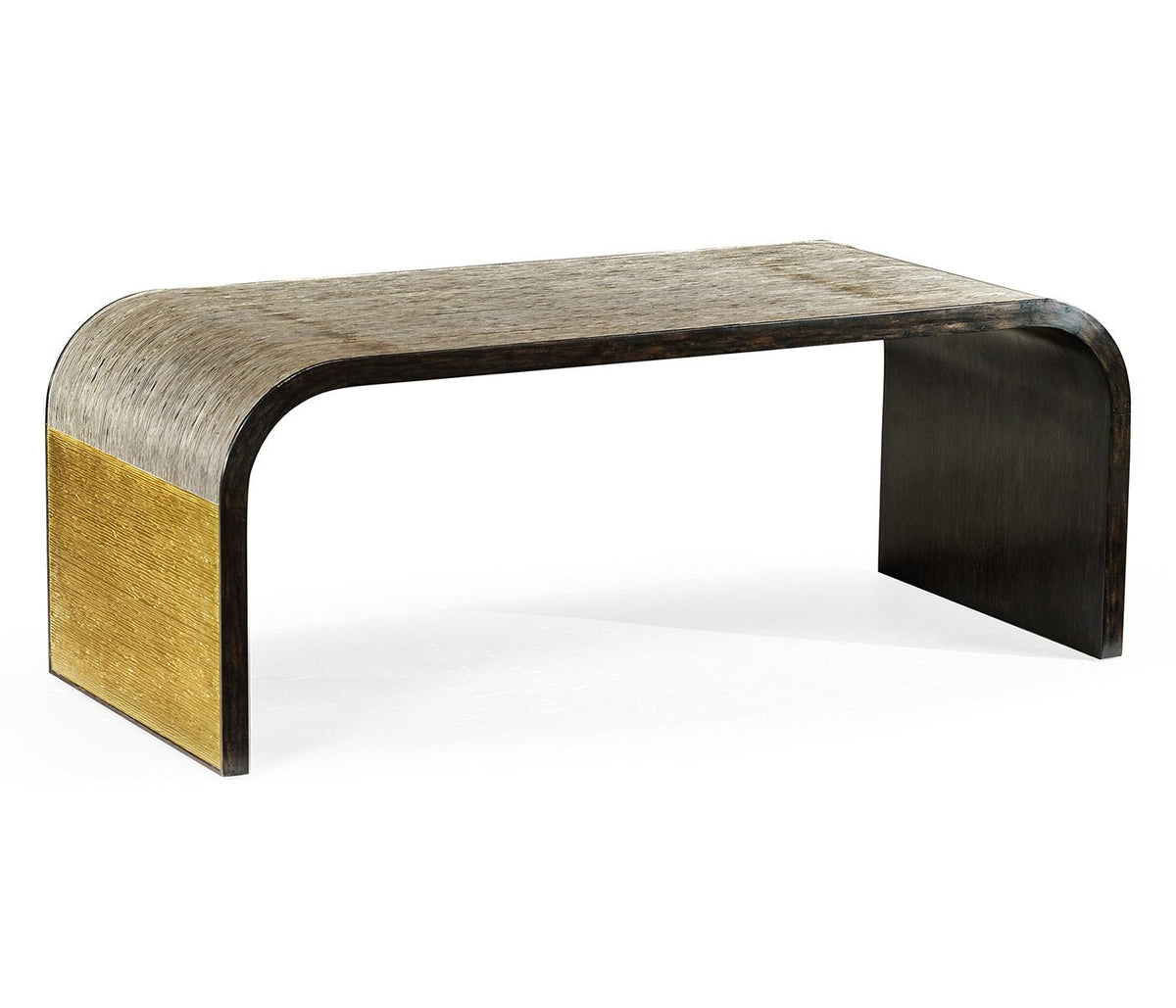 JC Modern - Fusion Collection - Fusion Etched Brass Cocktail Table Coffee Tables| Jonathan Charles