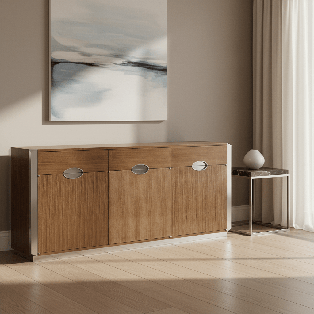 JC Modern - Gatsby Collection - Gatsby Credenza Servers| Jonathan Charles