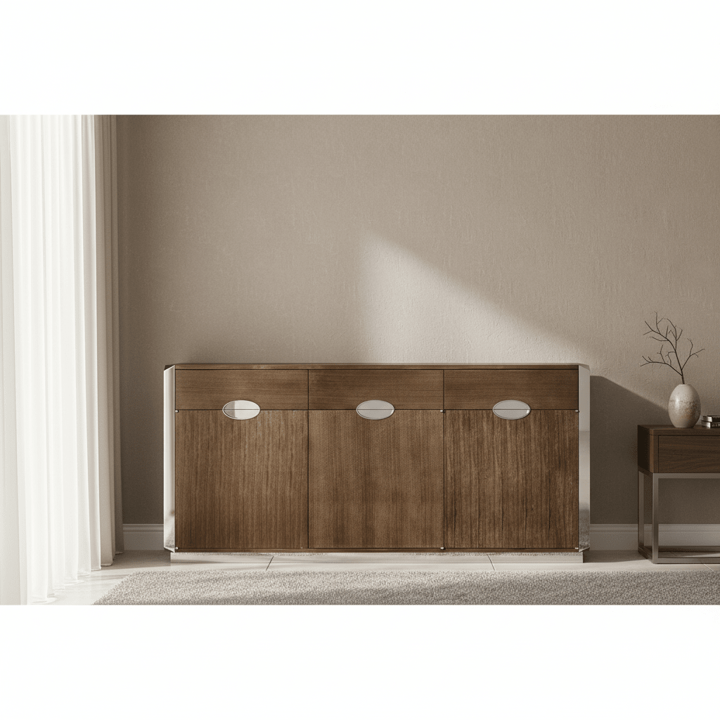 JC Modern - Gatsby Collection - Gatsby Credenza Servers| Jonathan Charles