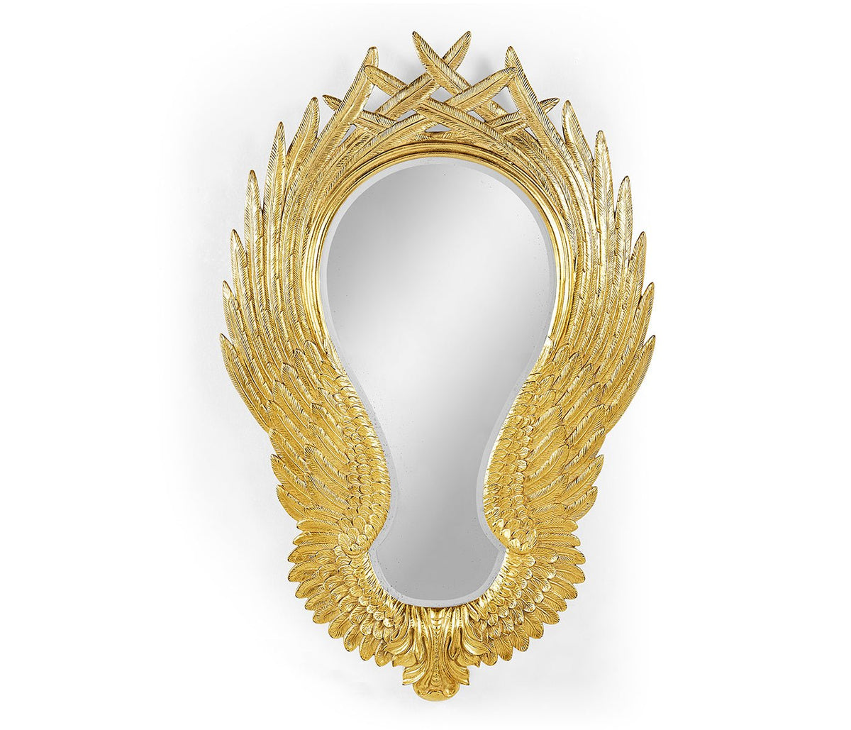 JC Modern - Icarus Collection - Classical "Winged" Wall Mirror Mirrors| Jonathan Charles