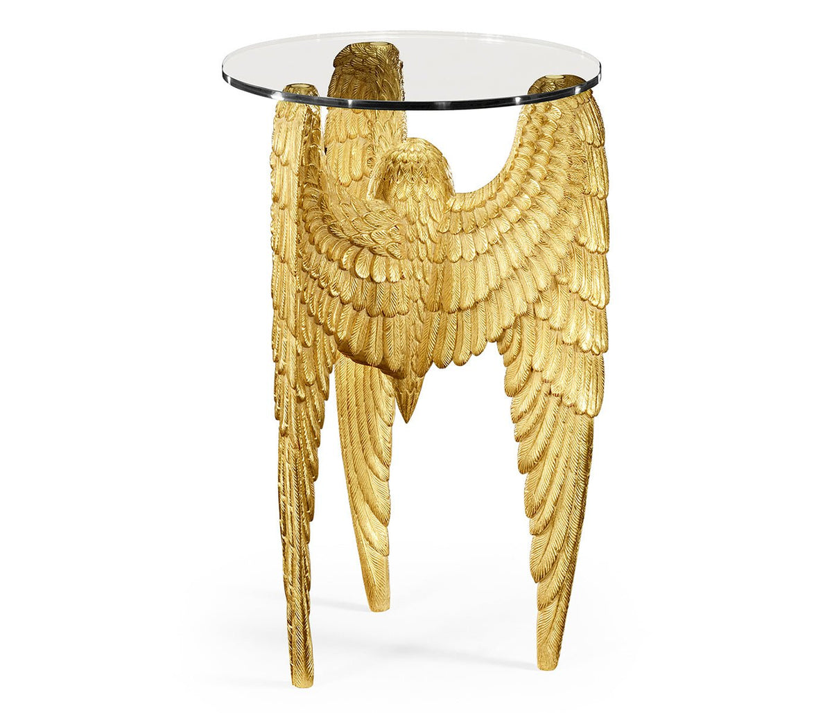 JC Modern - Icarus Collection - Three Winged End Table Accent & End Tables| Jonathan Charles