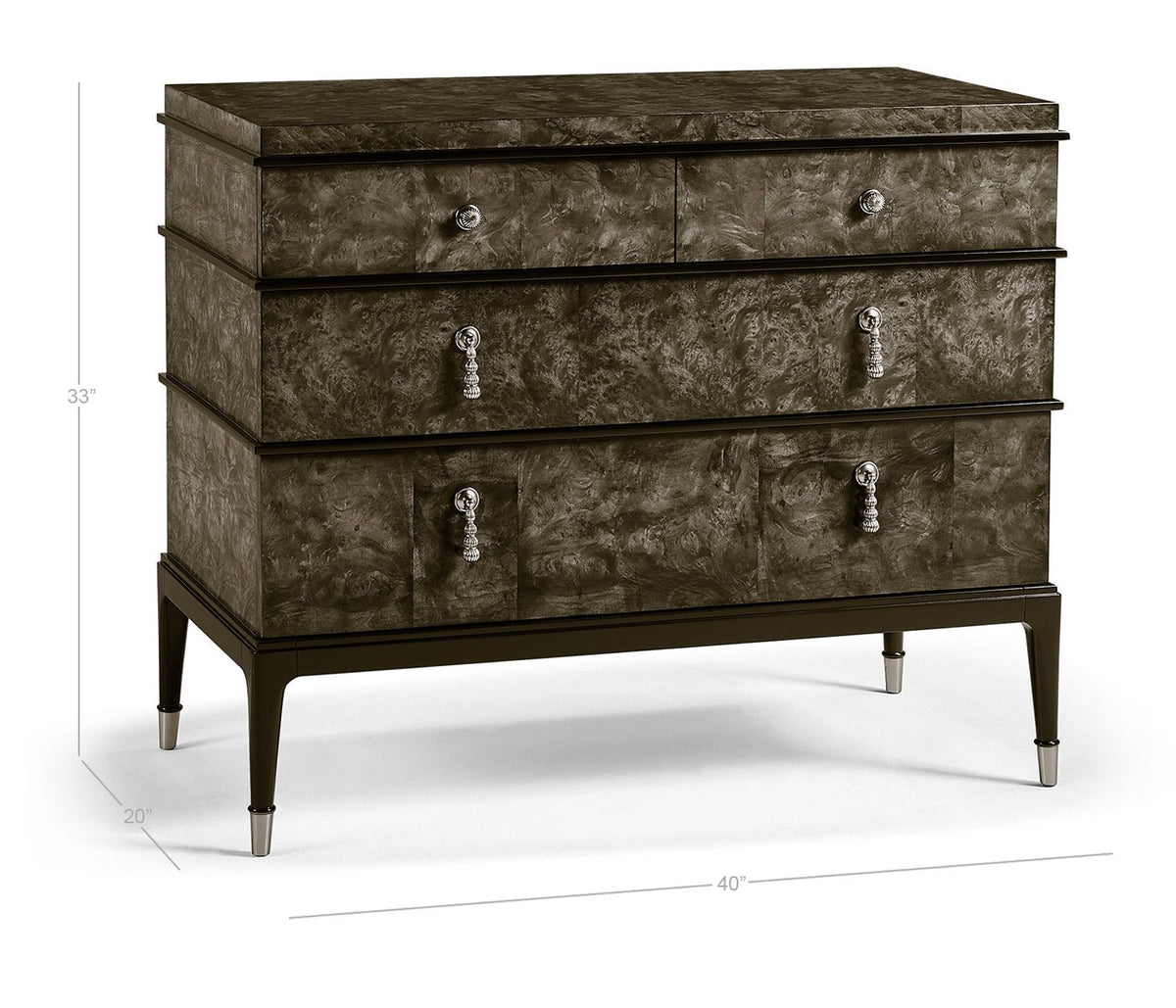 JC Modern - Jacques Collection - Jacques Bachelors Chest Cabinets & Chests| Jonathan Charles