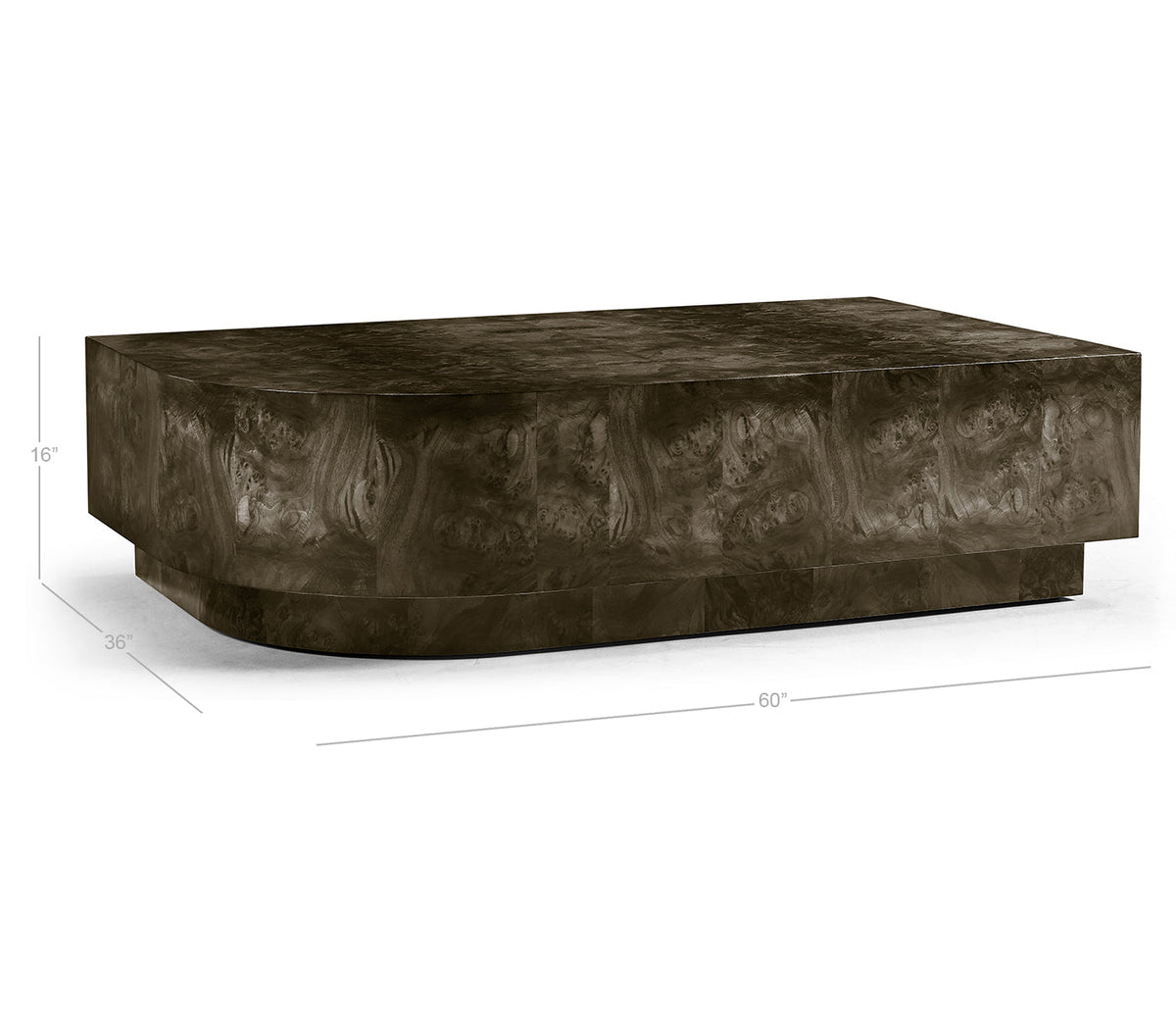 JC Modern - Jacques Collection - Jacques Radius Cocktail Table Coffee Tables| Jonathan Charles