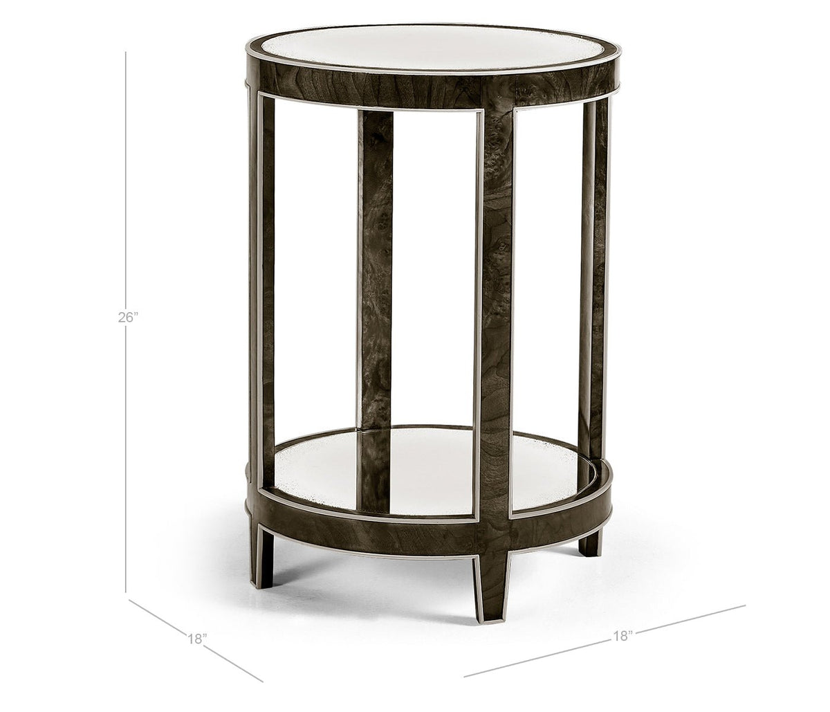 JC Modern - Jacques Collection - Jacques Round End Table Accent & End Tables| Jonathan Charles