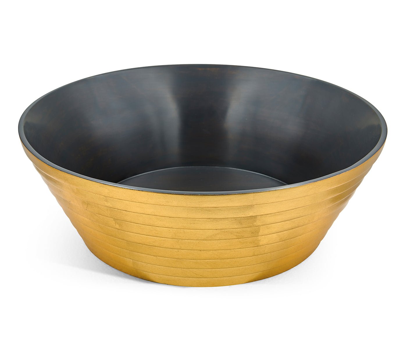 JC Modern - Luxe Collection - Stepped Gilded Circular Bowl Ground Decors| Jonathan Charles