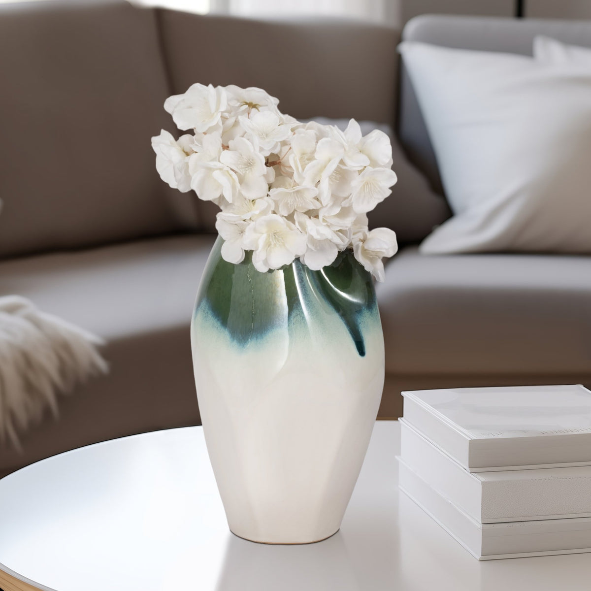 Jenelle Ceramic Vase Vases and Jars| Sagebrook Home