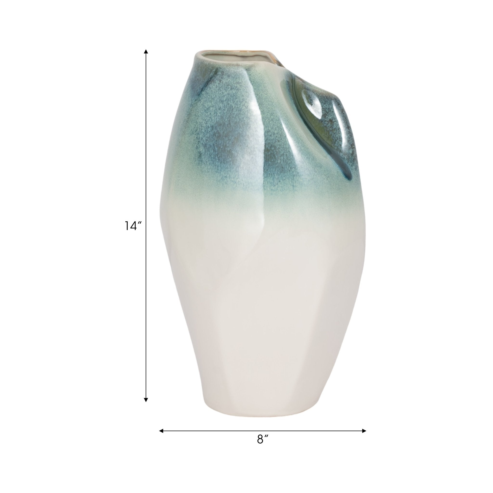Jenelle Ceramic Vase Vases and Jars| Sagebrook Home