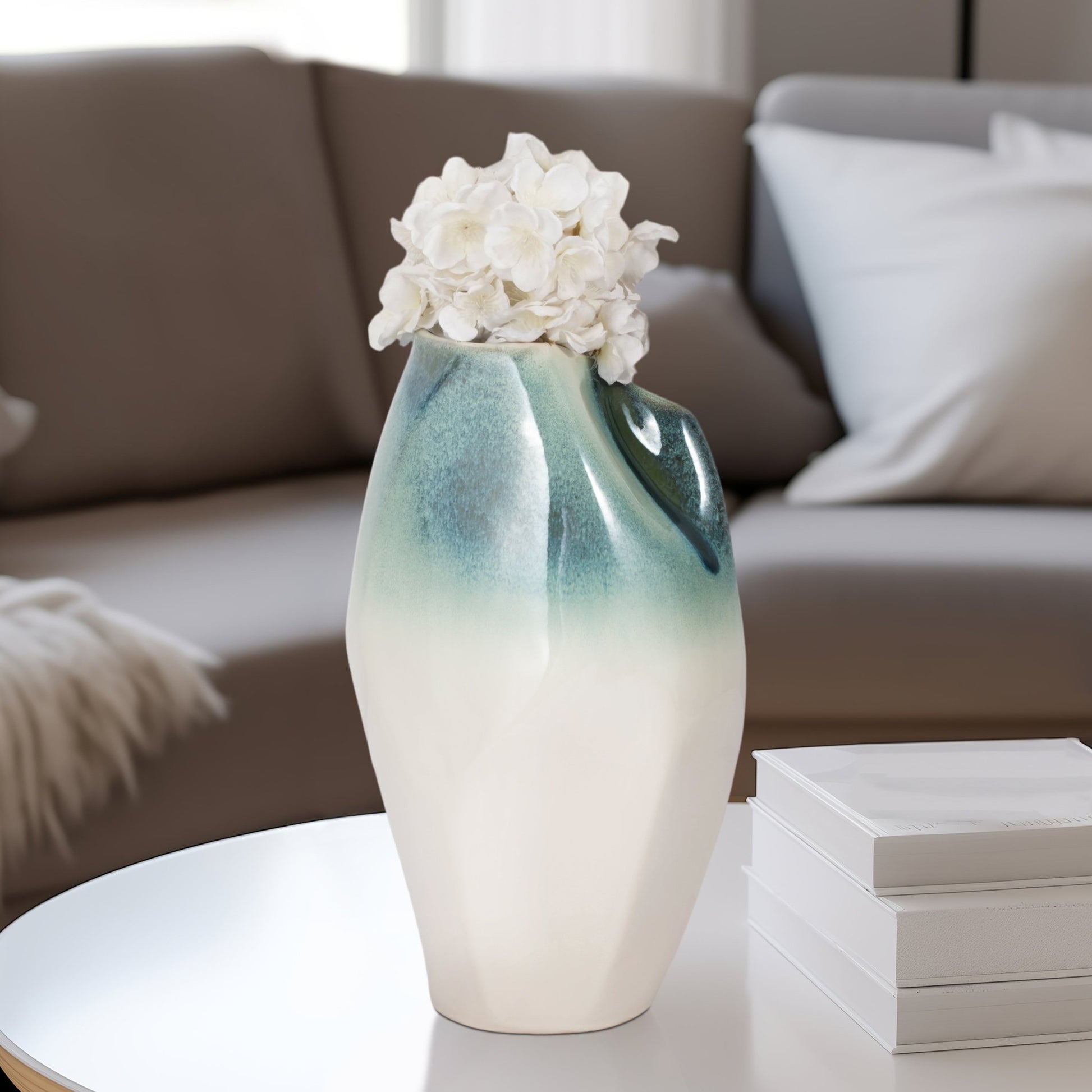 Jenelle Ceramic Vase Vases and Jars| Sagebrook Home