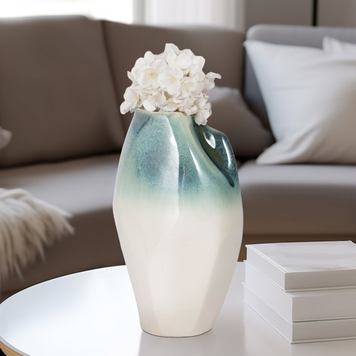 Jenelle Ceramic Vase Vases and Jars| Sagebrook Home