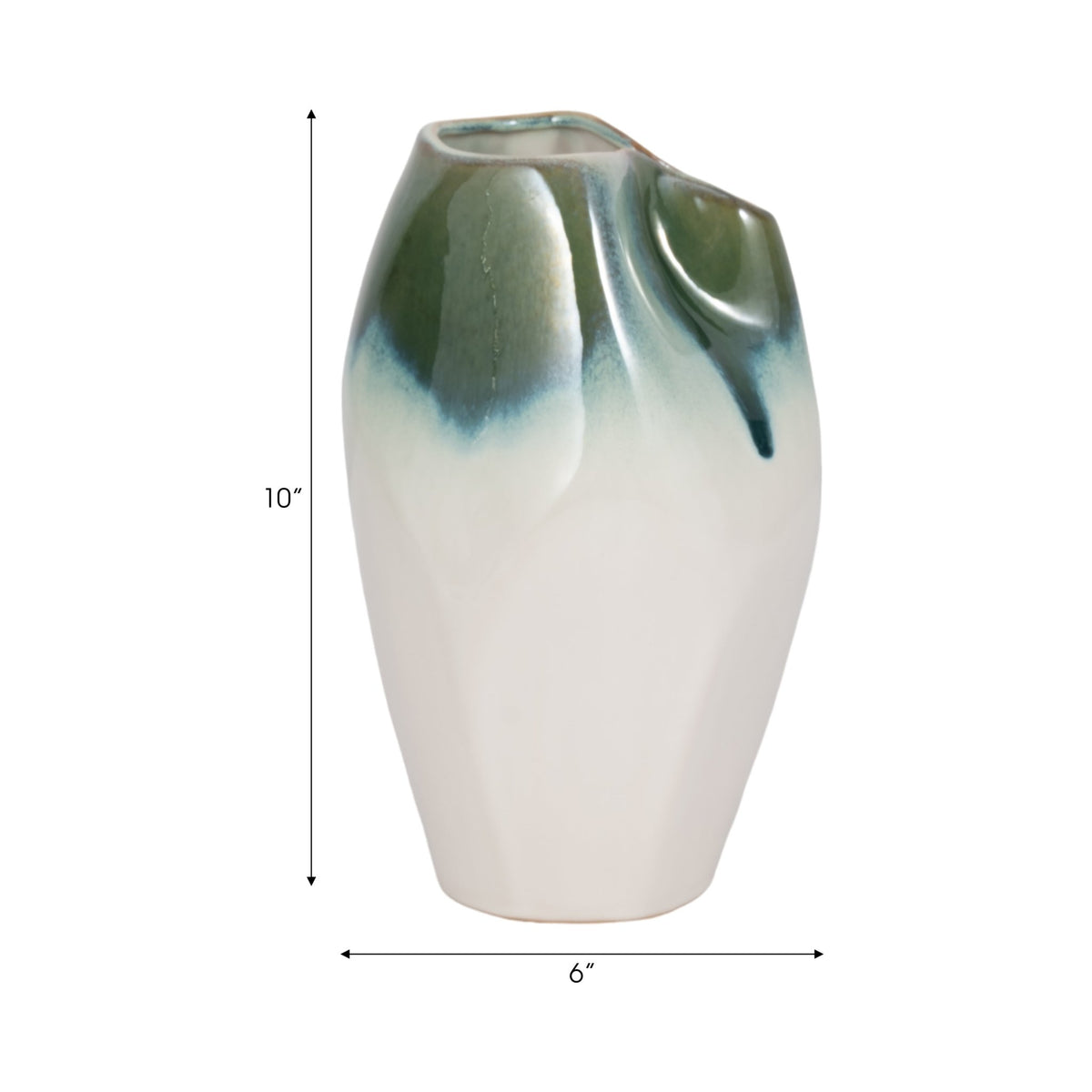 Jenelle Ceramic Vase Vases and Jars| Sagebrook Home