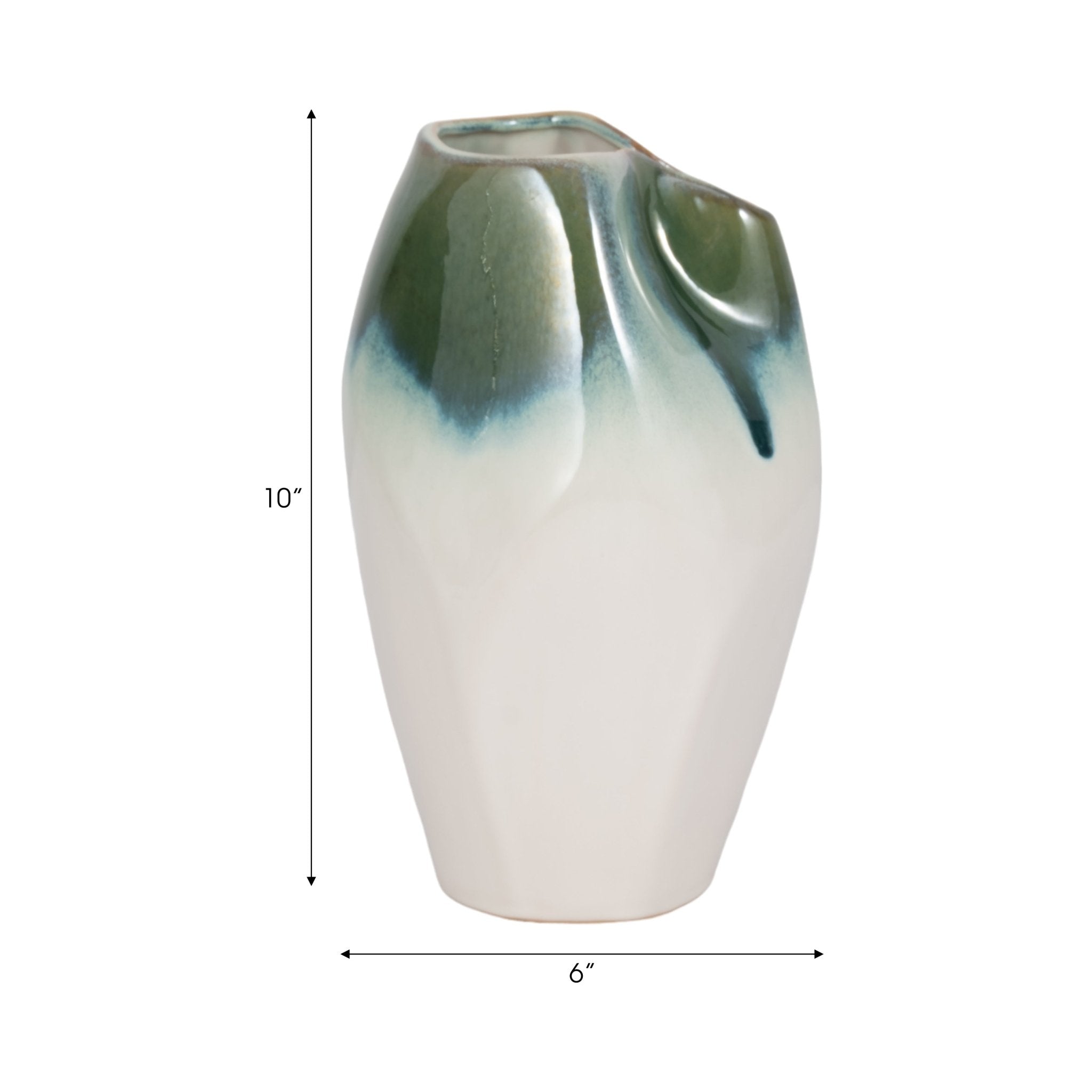 Jenelle Ceramic Vase Vases and Jars| Sagebrook Home