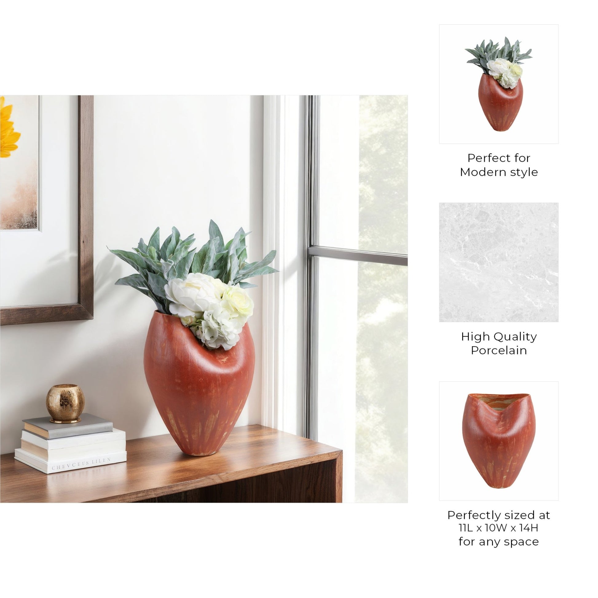 Jenison Porcelain Vase Vases and Jars| Sagebrook Home