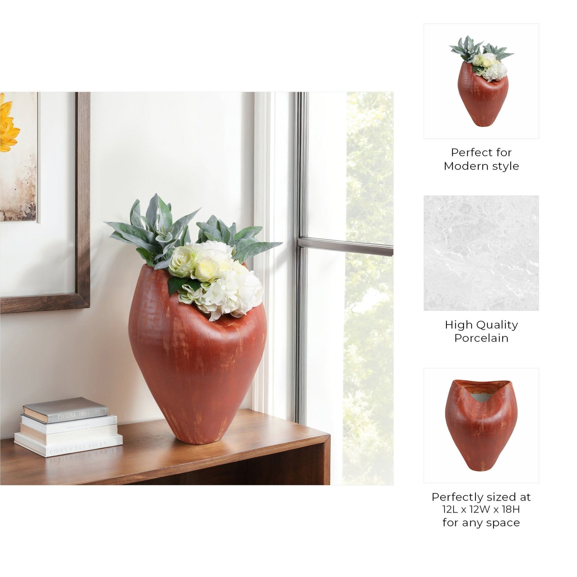 Jenison Porcelain Vase Vases and Jars| Sagebrook Home