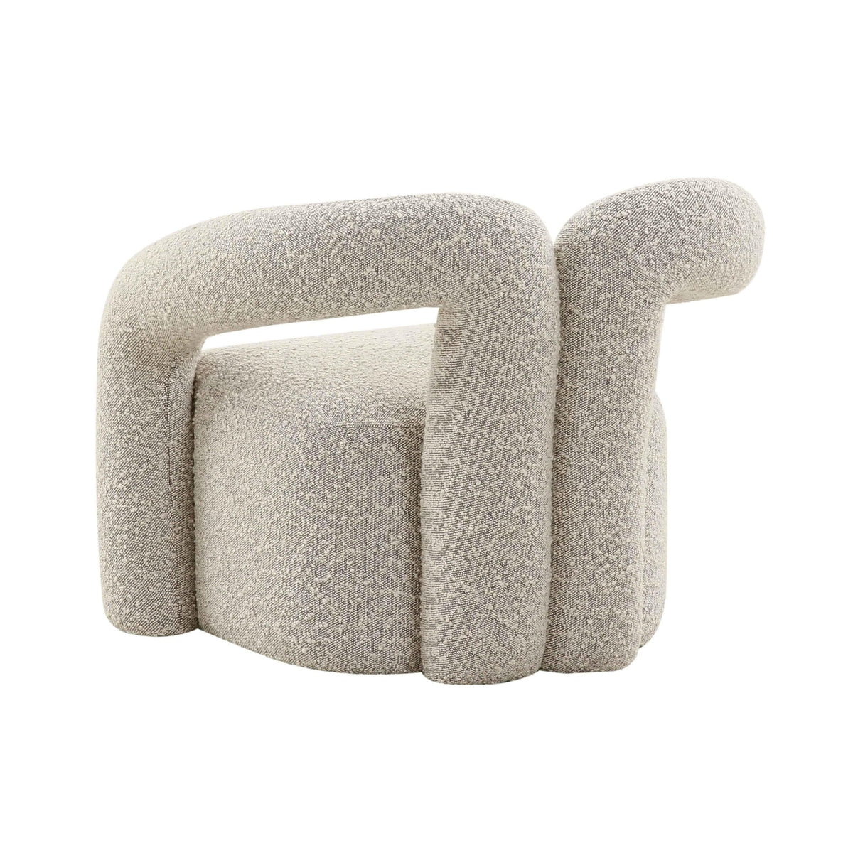 Jenn Speckled Boucle Accent Chair Chairs| TOV
