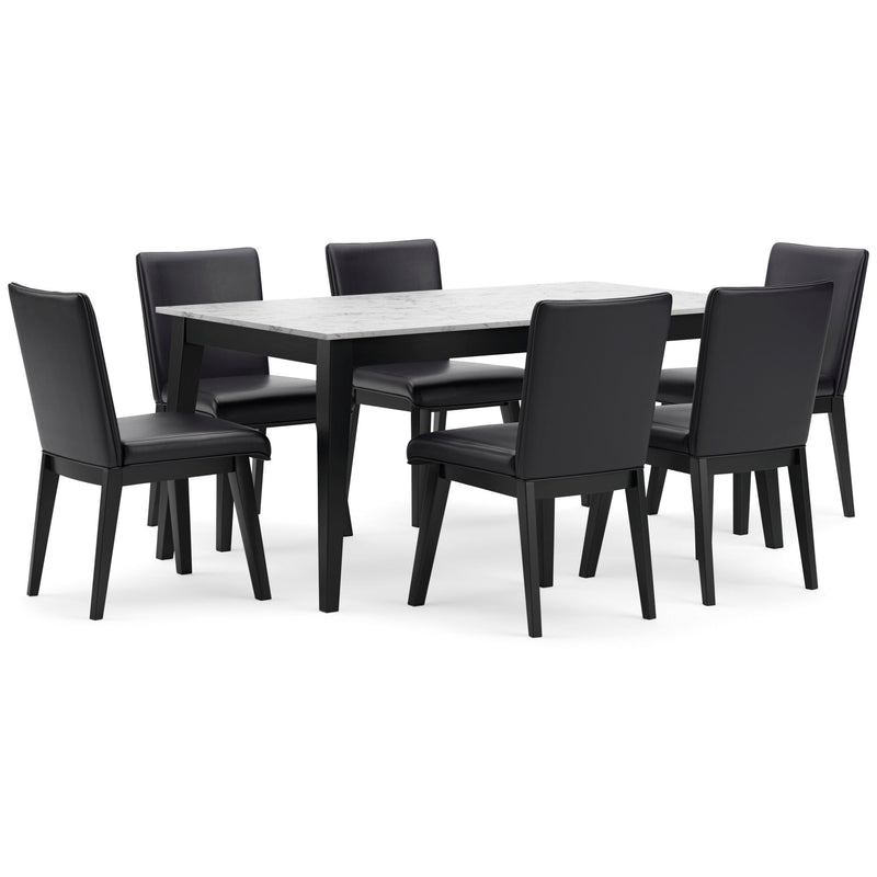 Jettaya Dining Room (set for 6) - Al Rugaib Furniture