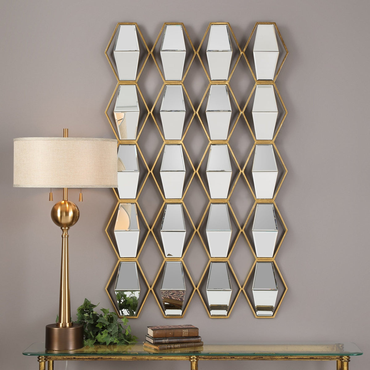 Jillian Mirrored Wall Decor Wall Decors| Uttermost